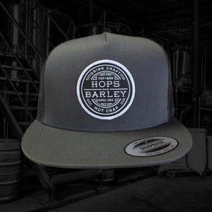 Drink Craft Not Crap Snap Back Trucker Hat (Dark Gray)